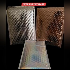 NWT - 15ct. Bubble Mailers Mix Set 8x10/5x8 RoseGold And Silver ✨️PRICE FIRM✨️
